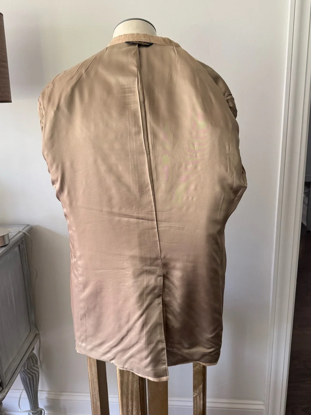 BROOKS BROTHERS 100% LINEN Sport Coat Jacket Size 43L